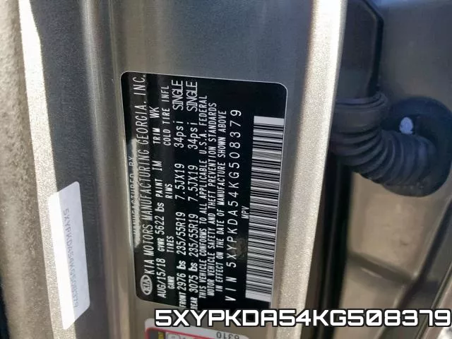 5XYPKDA54KG508379 фото 2