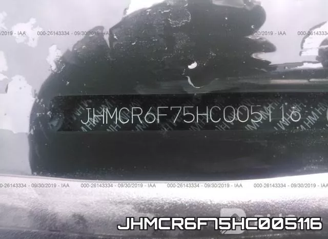 JHMCR6F75HC005116 фото 8
