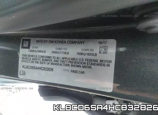 KL8CD6SA4HC832826 фото 9