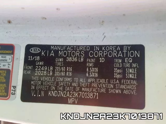 KNDJN2A23K7013871 фото 2