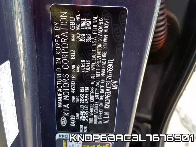KNDP63AC3L7676901 фото 2