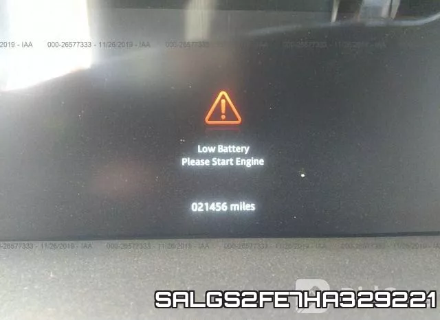 SALGS2FE7HA329221 фото 8