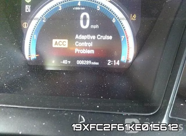 19XFC2F61KE015612 фото 7