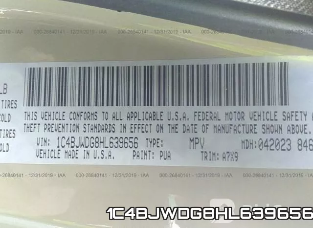 1C4BJWDG8HL639656 фото 5