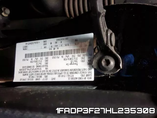1FADP3F27HL235308 фото 2