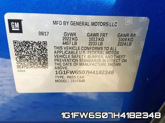 1G1FW6S07H4182348 фото 2