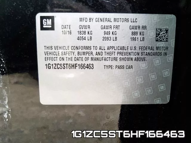 1G1ZC5ST6HF166463 фото 2