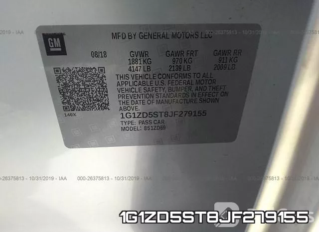 1G1ZD5ST8JF279155 фото 10