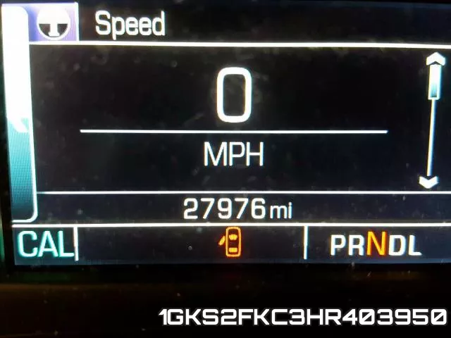1GKS2FKC3HR403950 фото 7
