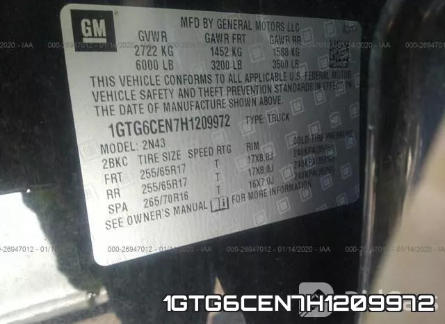 1GTG6CEN7H1209972 фото 7