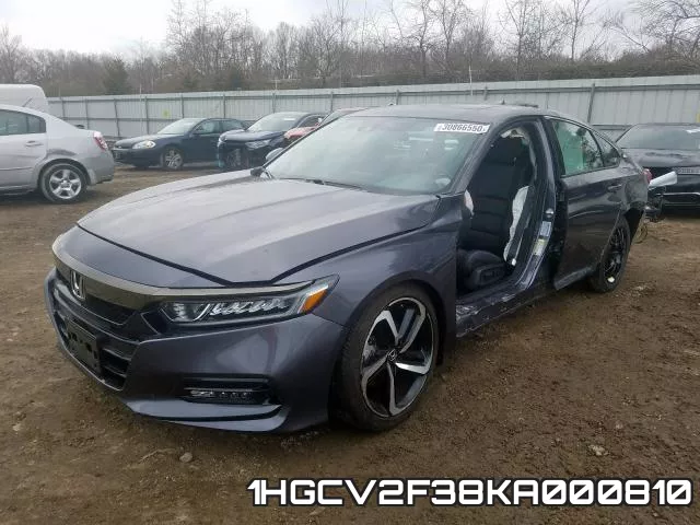 1HGCV2F38KA000810 фото 3