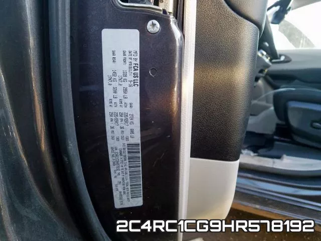 2C4RC1CG9HR578192 фото 2