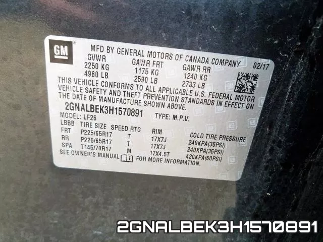 2GNALBEK3H1570891 фото 2