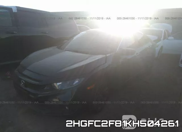 2HGFC2F81KH504261 фото 2