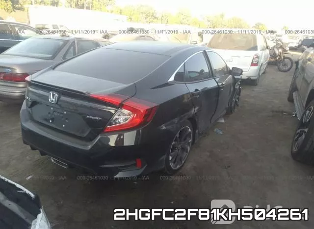 2HGFC2F81KH504261 фото 3
