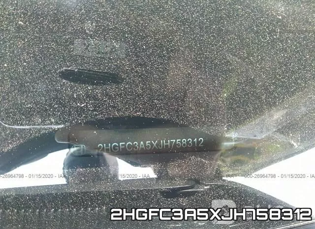 2HGFC3A5XJH758312 фото 6