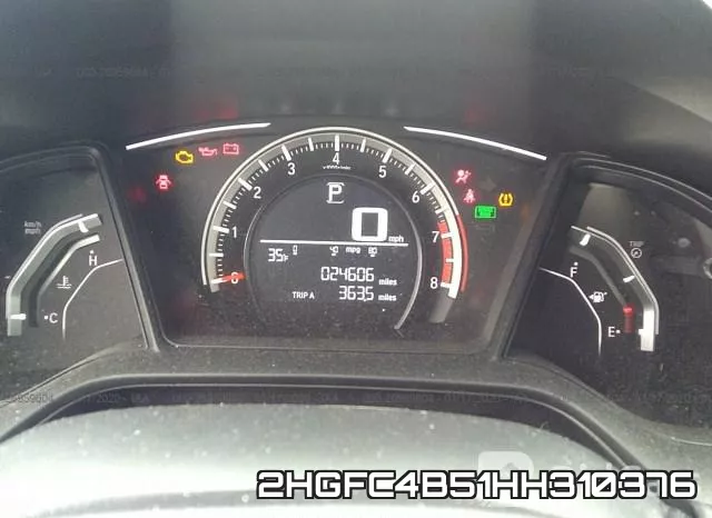 2HGFC4B51HH310376 фото 7
