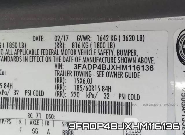 3FADP4BJXHM116136 фото 7