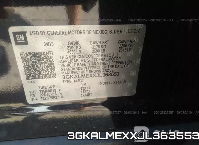3GKALMEXXJL363553 фото 6