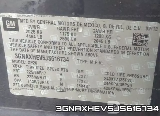 3GNAXHEV5JS616734 фото 6