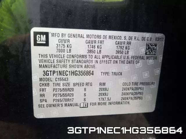 3GTP1NEC1HG356864 фото 2