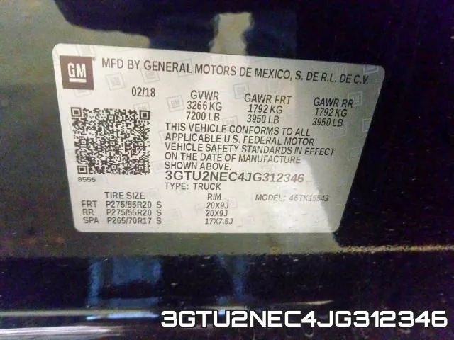 3GTU2NEC4JG312346 фото 2