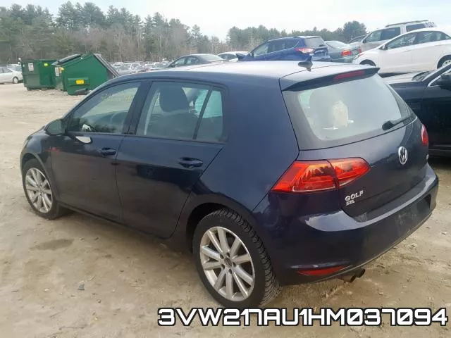 3VW217AU1HM037094 фото 2