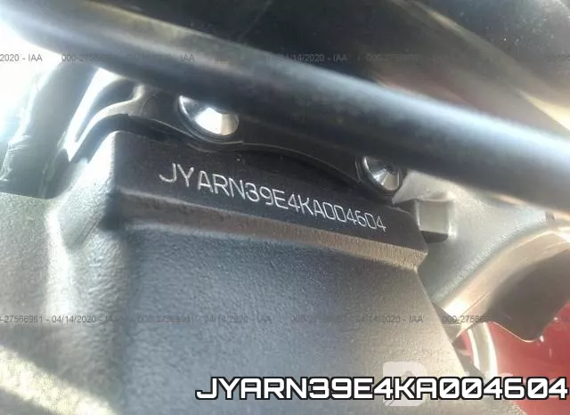 JYARN39E4KA004604 фото 2