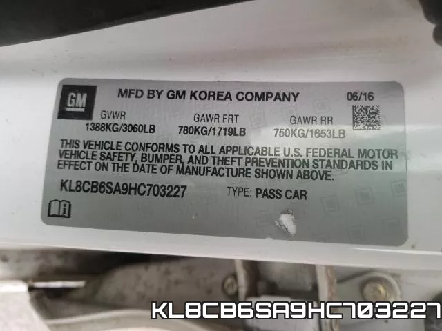 KL8CB6SA9HC703227 фото 2