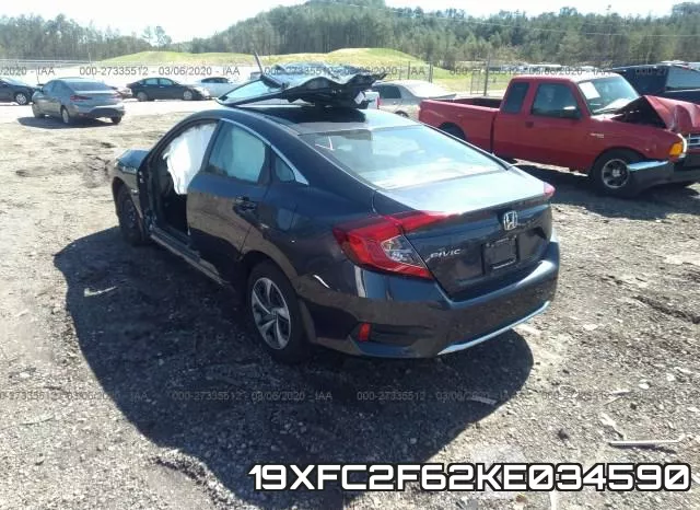 19XFC2F62KE034590 фото 3