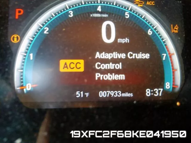 19XFC2F68KE041950 фото 7