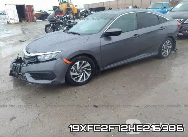 19XFC2F72HE216386 фото 3