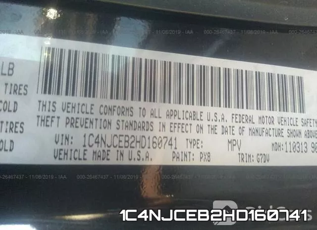1C4NJCEB2HD160741 фото 6