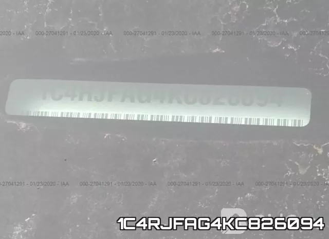 1C4RJFAG4KC826094 фото 8