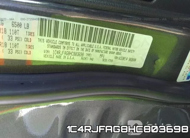 1C4RJFAG8HC803698 фото 6