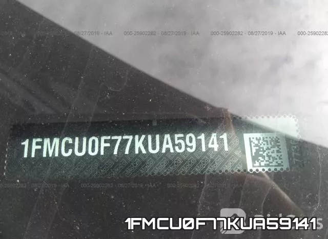 1FMCU0F77KUA59141 фото 6