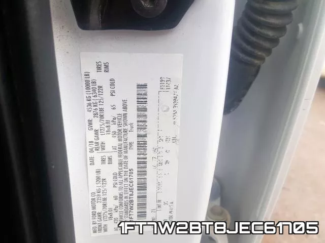 1FT7W2BT8JEC61705 фото 2