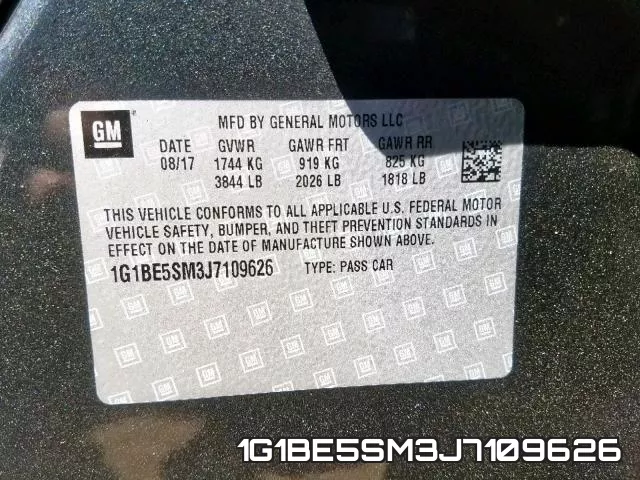 1G1BE5SM3J7109626 фото 2