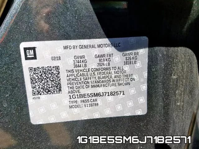 1G1BE5SM6J7182571 фото 2