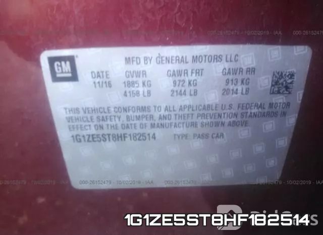 1G1ZE5ST8HF182514 фото 7