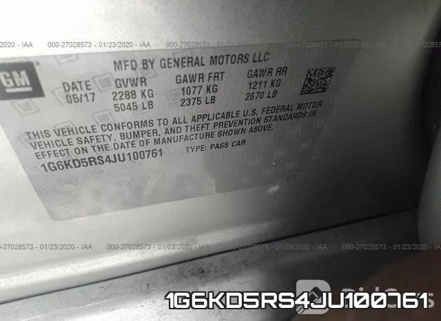 1G6KD5RS4JU100761 фото 7