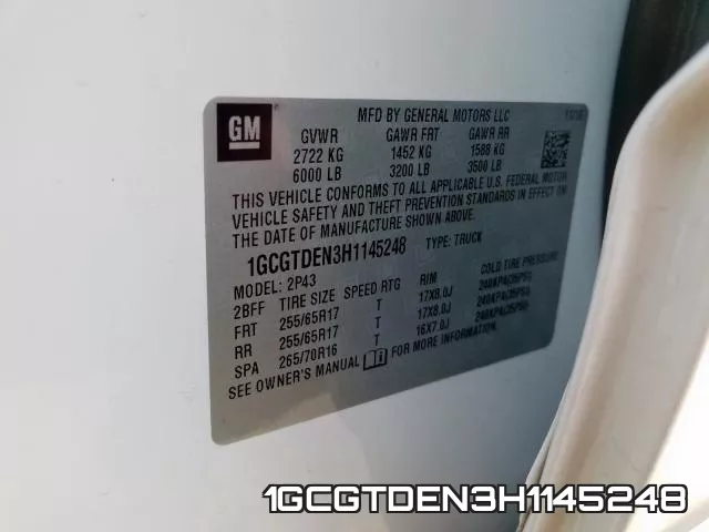1GCGTDEN3H1145248 фото 2