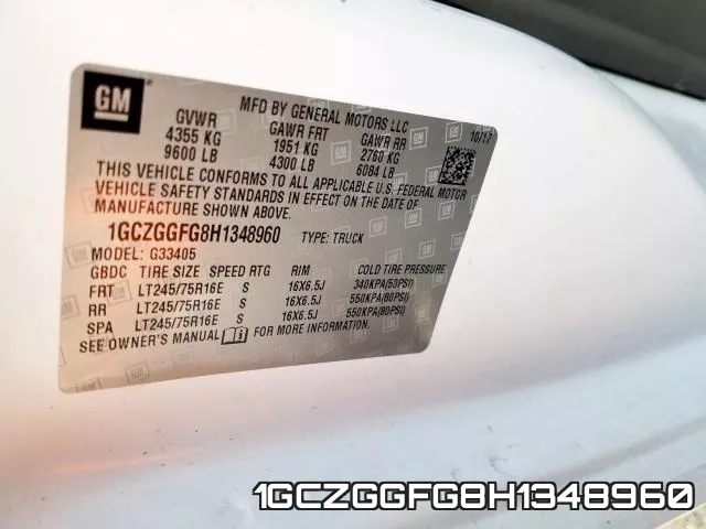 1GCZGGFG8H1348960 фото 2