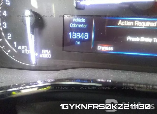 1GYKNFRS0KZ211130 фото 7