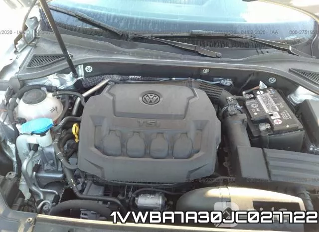 1VWBA7A30JC027722 фото 2
