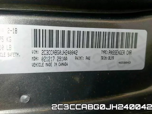 2C3CCABG0JH240042 фото 2