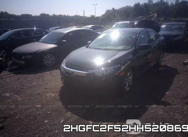 2HGFC2F52HH520869 фото 2