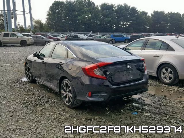 2HGFC2F87KH529374 фото 2