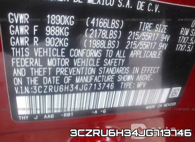 3CZRU6H34JG713746 фото 10