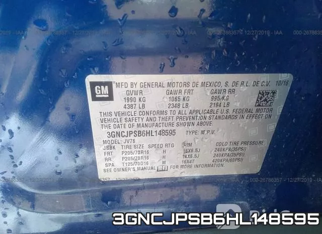 3GNCJPSB6HL148595 фото 8
